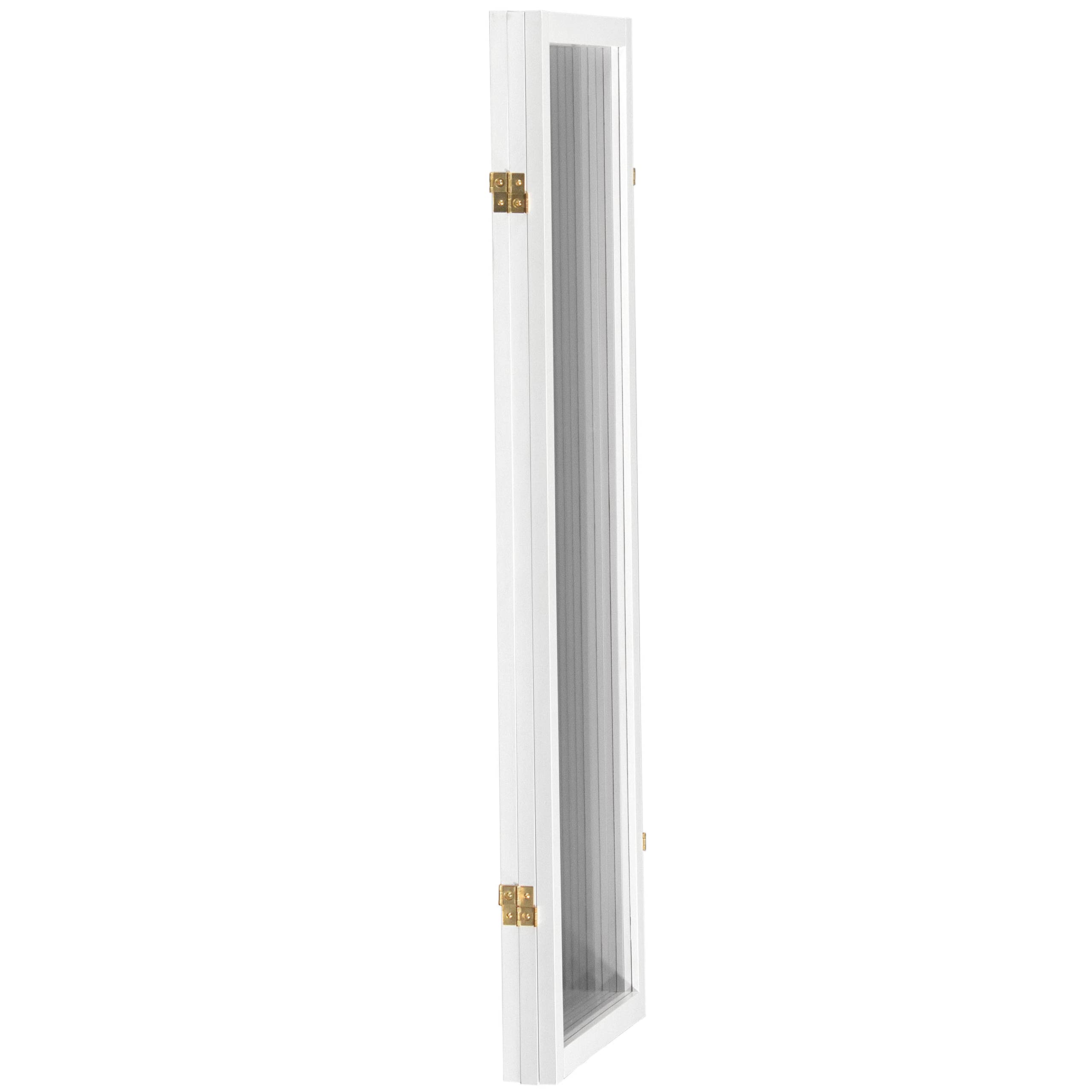 Amazon.com: 4 ft. Short Clear Plastic Partition White 3 Panel